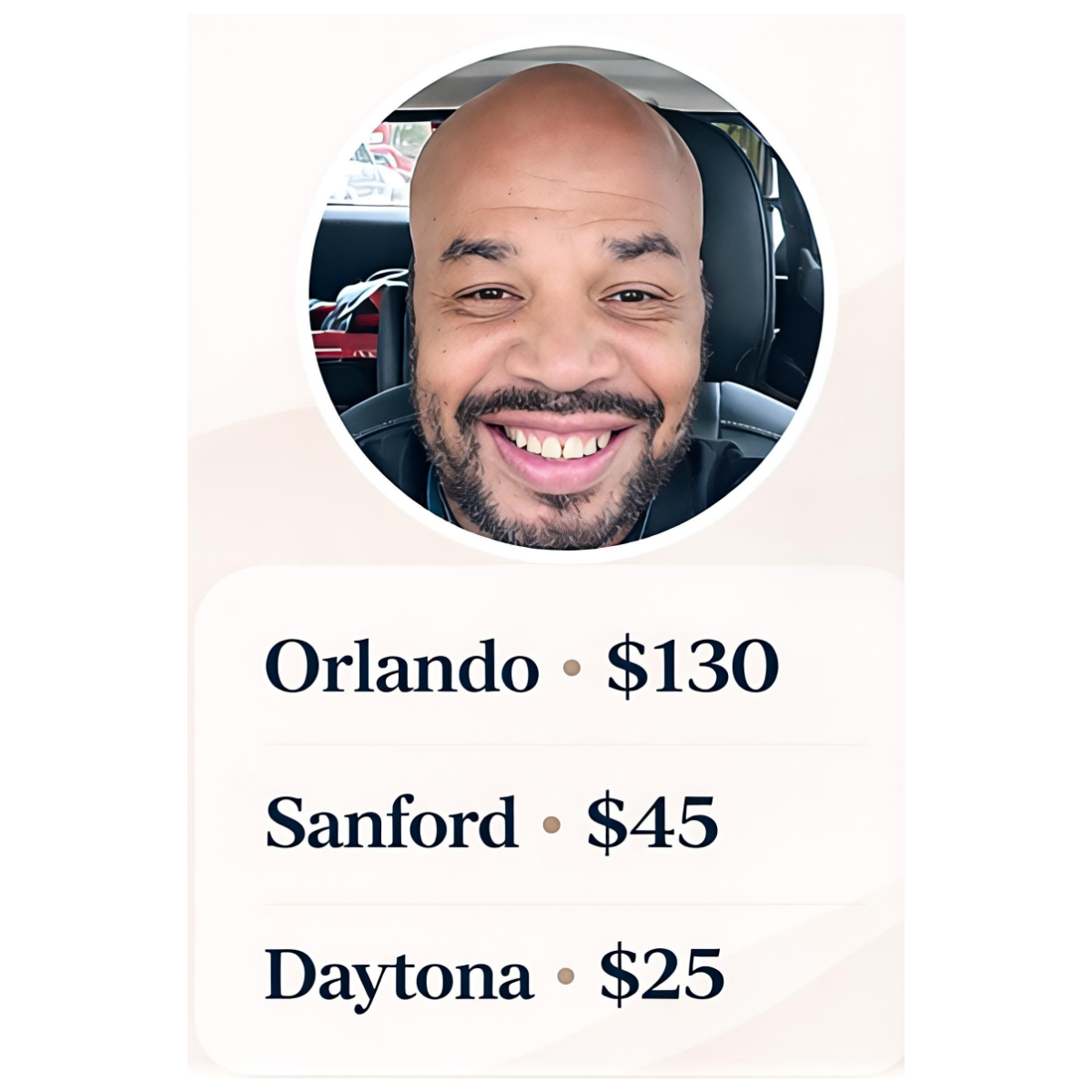 Irie Transportation pricing — airport, cruise, and hourly rates