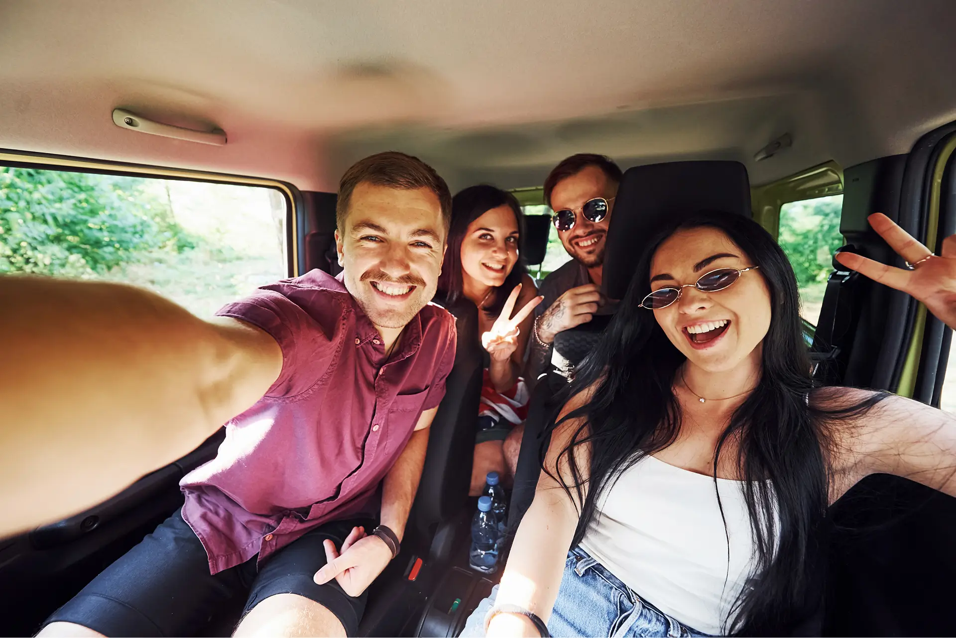 Clean Irie Transportation vehicle ready for a scheduled pickup